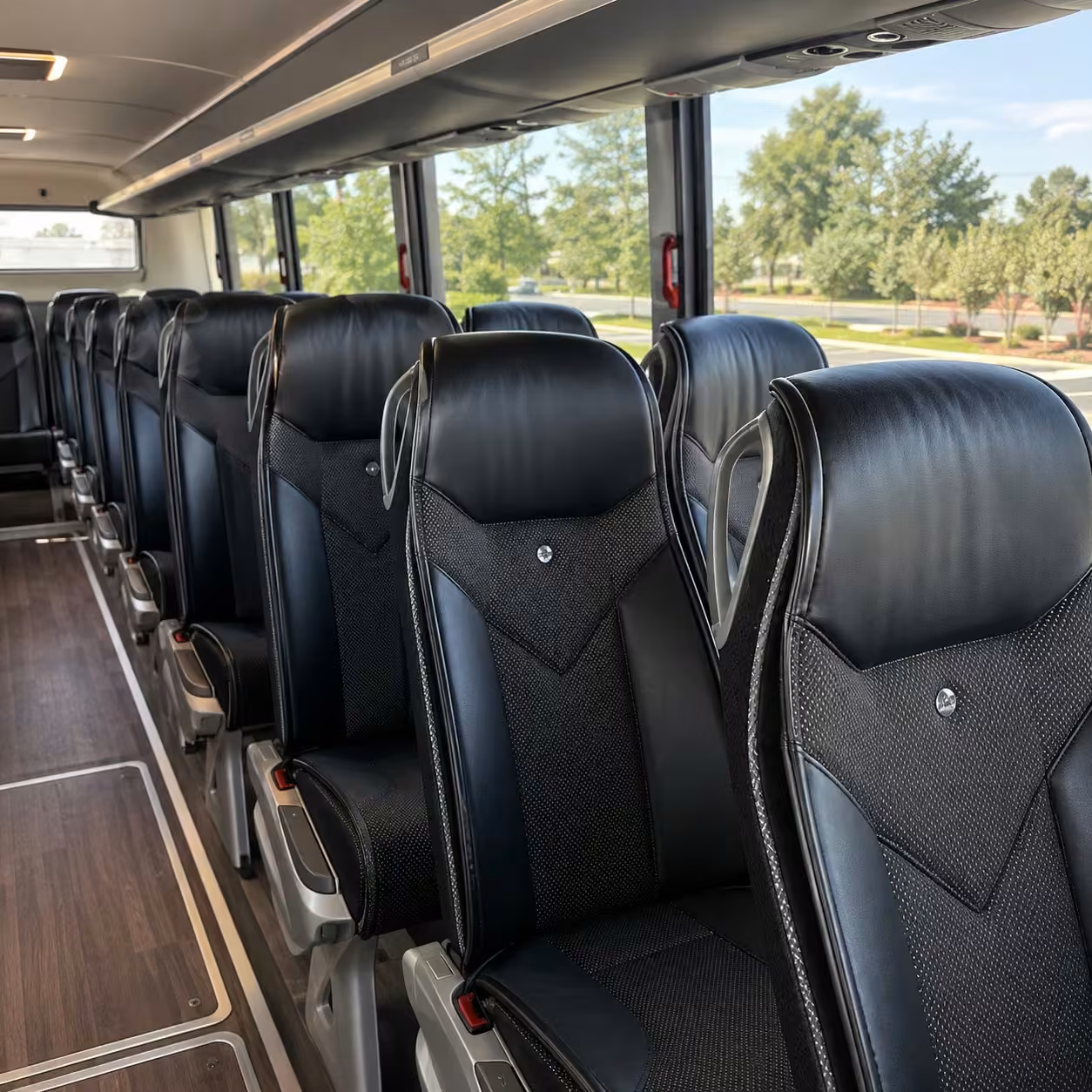 lafayette charter bus interior